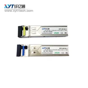 Ricetrasmettitore in fibra Ottica 1.25G 1310/1550nm 1550/1310nm DDM 4 KM sfp Transceiver Con connettore LC