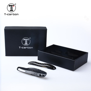 Housse de clé de voiture en Fiber de carbone T-carbon pour <span class=keywords><strong>porsche</strong></span> accessoires d'intérieur de voiture ventes d'usine - Product Image 5