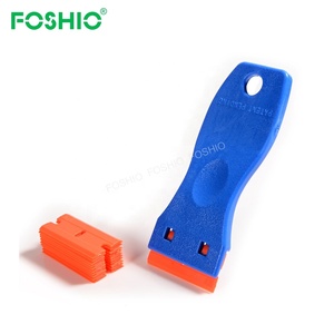 Có thể thay đổi Blade Phong Cách Cầm Tay Cửa Sổ Scraper Keo Kẹo Cao Su Cleaner Scraper Nhựa - Product Image 4