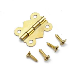 Fabriek Prijs-Mini Vlinder Deur Scharnieren Bronzen Kast Lade Sieraden Doos Versieren Scharnier Voor Meubels Hardware-OEM