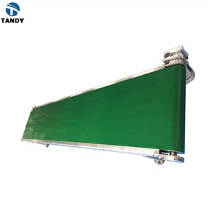 Convoyeur à bande PU de <span class=keywords><strong>transport</strong></span> de paquet de poudre de gelée à différentes vitesses/convoyeur à bande PVC incliné - Product Image 2