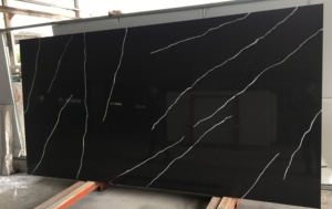 China calcutá preto <span class=keywords><strong>quartz</strong></span> preto Itália Laje de Mármore com Preço Do Competidor - Product Image 4