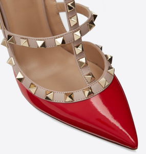 <span class=keywords><strong>Scarpe</strong></span> da Donna con <span class=keywords><strong>Tacco</strong></span> a Spillo <span class=keywords><strong>di</strong></span> Alta Qualità a Prezzo Competitivo, Design <span class=keywords><strong>di</strong></span> <span class=keywords><strong>Marca</strong></span> con Rivetti Metallici per Feste - Product Image 5