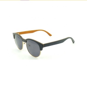 Ronde Rétro Cadre Femmes Personnalisé En Bois <span class=keywords><strong>Bambou</strong></span> lunettes de Soleil - Product Image 1