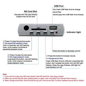 Treo Tường Công Suất Cao PIR Cảm Biến Chuyển Động Giọng Nói Recordable Halloween Scream Hộp Khuếch Đại Âm Thanh Loa - Product Image 4