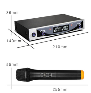 Micro Không Dây UHF OEM Micro Khoảng Cách Làm Việc Dài Không Dây Chuyên Nghiệp Cho Karaoker - Product Image 6
