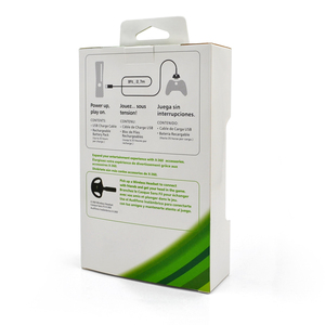 <span class=keywords><strong>Kit</strong></span> de batería de carga y reproducción de alta calidad para <span class=keywords><strong>Xbox</strong></span> 360 controlador inalámbrico comunicación por cable de plástico al por mayor - Product Image 6