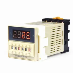 DH48S-S AC 220V repeat cycle SPDT time relay with socket DH48S series 220VAC delay timer with base