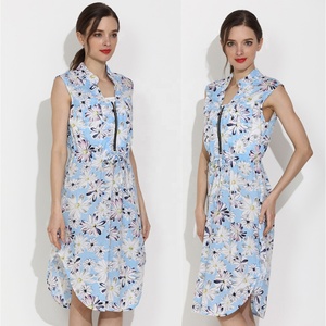 Vestido de maternidad sin mangas de verano Emotion Moms, ajuste holgado con pretina ajustable para amamantar y amamantar, tamaño de EE. UU. - Product Image 2