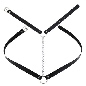 ปลอกคอรัดตัวพร้อมโซ่ โชคเกอร์ เข็มขัดรัดตัว เครื่องประดับร่างกาย - Product Image 2