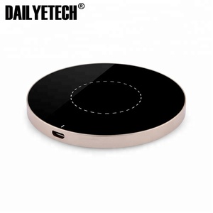 Sạc Không Dây Qi Pad Sạc cho iPhone 8 8 Cộng Với/iPhone X đối với Samsung Note 8 <span class=keywords><strong>Galaxy</strong></span> <span class=keywords><strong>S7</strong></span>/<span class=keywords><strong>S7</strong></span> Cạnh Cộng Với Lumia 920 - Product Image 1