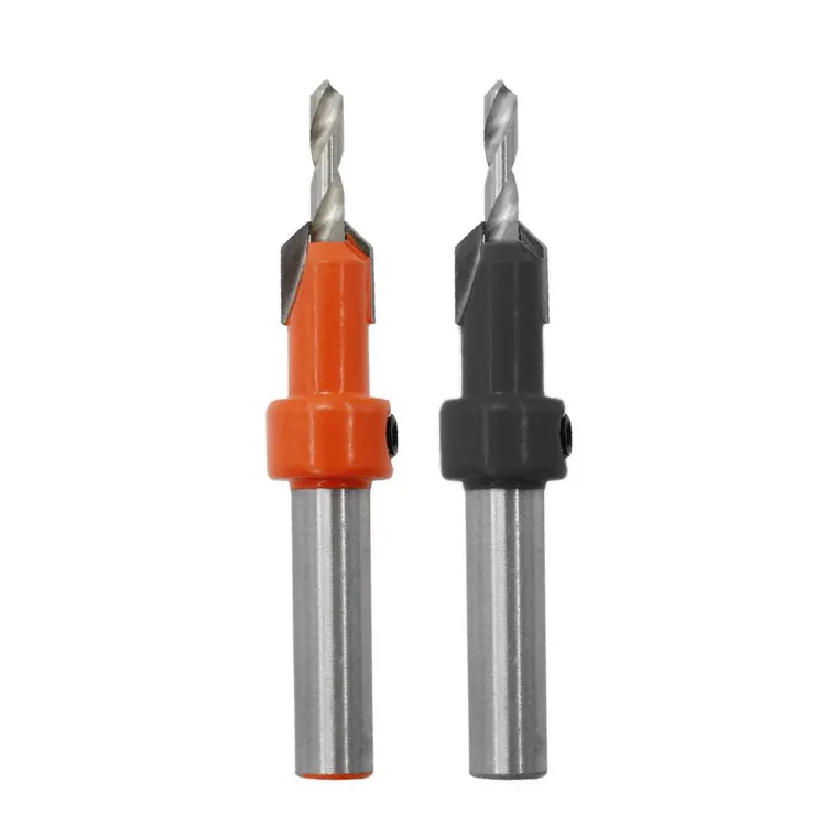 Brocas de carburo de 90 grados para carpintería, Brocas HSS de 6-14mm de diámetro avellanado de 1,5 a 7mm para perforación de agujeros de tornillo, herramientas de carpintería