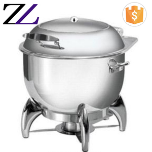 Sopa de rozaduras plato kuwait yufeh de combustible de alta calidad de gas sopa tetera bufé caliente utensilio eléctrico de acero inoxidable de Soup tureen