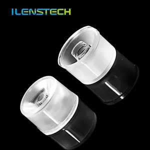 cylindrical 22mm acrylic spot light led optical lens 25 beam angle for ceiling light