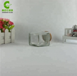 Barattolo coperchio in latta dorata vetro esagonale 100ml 180ml 280ml 380ml bottiglie e barattoli per la conservazione degli alimenti coperchio multifunzione campioni gratuiti Love <span class=keywords><strong>Glass</strong></span> - Product Image 6