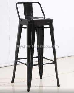 Popular Cafe Restaurant Iron Metal <strong>Stool</strong> Colorful <strong>Low</strong> Back Rest Bar <strong>Stool</strong> - Product Image 5