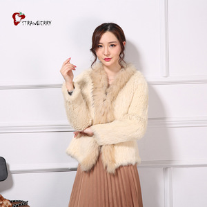 <span class=keywords><strong>Bon</strong></span> <span class=keywords><strong>Prix</strong></span> De <span class=keywords><strong>Fourrure</strong></span> De Lapin Veste Dames En Gros <span class=keywords><strong>Manteau</strong></span> D'hiver - Product Image 1