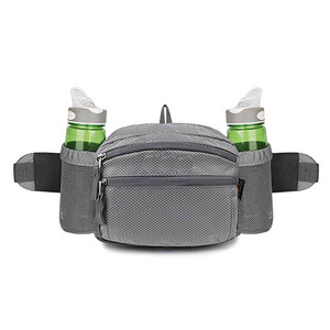 Fanny Pack Hiking Waist Packs with <strong>Water</strong> <strong>Bottle</strong> <strong>Holder</strong> <strong>for</strong> <strong>Walking</strong> Running - Product Image 1