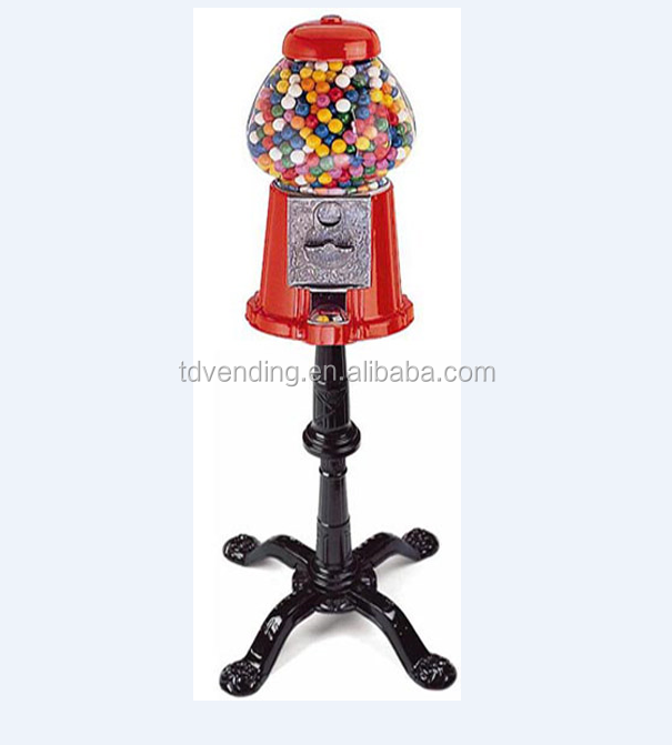 15''antique стиль gumball машина с подставкой, конфеты машины, классический Гамбола машины