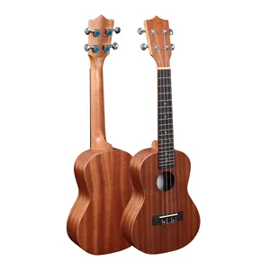 工厂批发 24英寸 sapele Ukulele 享受 24UK-04 Ukulele