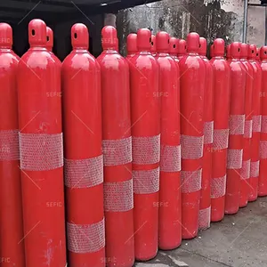 Used Gas Cylinder SEFIC Seamless Steel CO2 Gas Cylinder CO2 Cylinder Used For Firefighting 68L