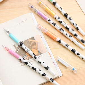 Pena Gel Tanda Tangan Kartun Kreatif 12 Warna Susu Warna-warni Pulpen Gel Kawaii - Product Image 5