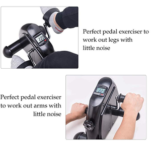 Pinty Pedal ejercitador dos pedales Mini bicicleta portátil en <span class=keywords><strong>el</strong></span> escritorio Mini ciclo bici las piernas y brazos - Product Image 3
