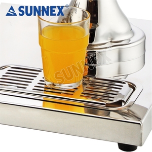 Sunnex-dispensador de exprimidor de acero inoxidable, doble cabezal, para restaurante, con contenedor de PC, dispensador de bebidas - Product Image 4
