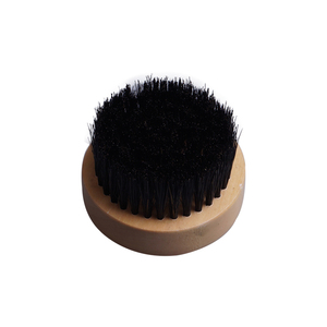 Pequeño de madera natural de pelo de jabalí personalizado barba peine y cepillo de cerdas de jabalí de etiqueta privada - Product Image 1