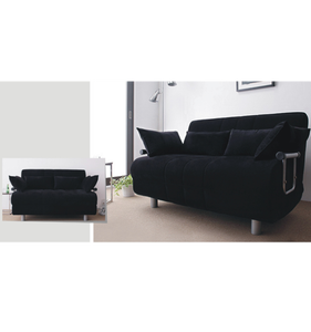 Egl divano letto convertibile 2 posti letto letto pieghevole con tessuto di lino grigio <span class=keywords><strong>per</strong></span> soggiorno scuola Hotel camera da letto OEM ODM lavabile - Product Image 4