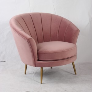 De acento Sillas De terciopelo rosa silla Popular mejor venta de estilo moderno, <span class=keywords><strong>muebles</strong></span> de Casa de silla de salón - Product Image 1