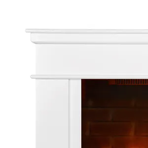 1000W Modern <strong>Large</strong> Freestanding Safety <strong>Electric</strong> <strong>Fireplace</strong> With Artificial Flame Effect - Product Image 4