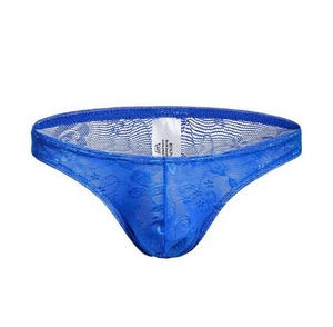 Precio barato de su logotipo sexy de encaje negro de etiqueta privada <span class=keywords><strong>calzoncillos</strong></span> para hombres - Product Image 1