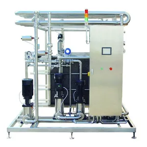 150L water tank type transfer pump milk pasteurization pasteurizer machine for milk