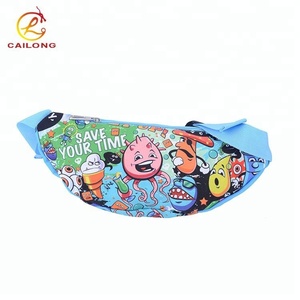 Diseño personalizado de dibujos animados lindo patrón de dos <span class=keywords><strong>riñonera</strong></span>, bolso de la cintura - Product Image 4