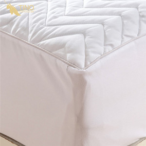 100% microfibra lleno acolchado hotel <span class=keywords><strong>cama</strong></span> acolchado protector de colchón <span class=keywords><strong>topper</strong></span> - Product Image 4