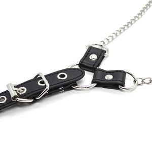 Mannen Korte Tepel Clips Lederen JJ Ringen <span class=keywords><strong>Sex</strong></span> Terughoudendheid Lichaam Tepel Piercing BDSM Fetish Rollenspel Koppels <span class=keywords><strong>Slave</strong></span> <span class=keywords><strong>Sex</strong></span> <span class=keywords><strong>bondage</strong></span> - Product Image 3