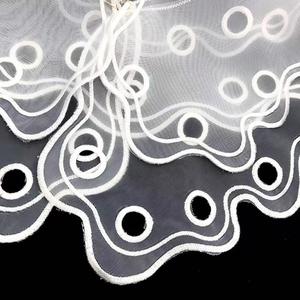 Creux Organza Broderie Dames Dentelle Collier Ras Du Cou Amovible Patchs À Coudre Avec Effet 3D Accessoire De Mode Pour Dames - Product Image 3