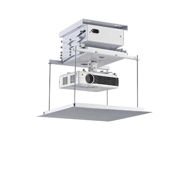 Nice Price TELON Hot Sale 1m-3m Remote Controller Universal Motorized Projector Ceiling Mount Lift Best