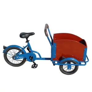 Free Shipping Utility Bicycle Type 12inch wheel Dutch Freight Kids 3 Wheel Cargo Bike