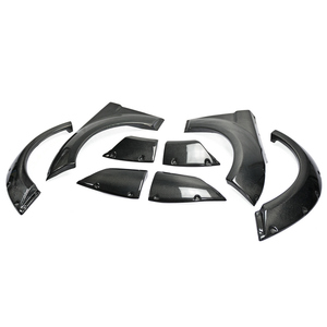 Para Hyundai i 30 EGR estilo fibra de carbono delantera y trasera guardabarros bengalas - Product Image 3