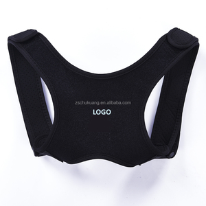 Hotsaling behel Neoprene uniseks, penahan punggung bungkuk bisa disesuaikan "rompi" atas mendukung postur korektif - Product Image 1
