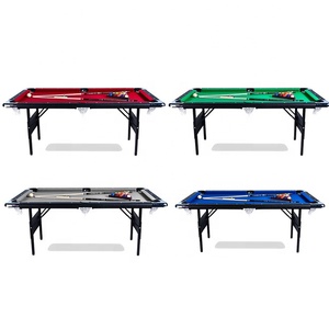 Tavolo <span class=keywords><strong>da</strong></span> Biliardo/Snooker Popolare con Opzioni di Dimensioni 6Ft/7Ft e Gambe Pieghevoli in Ferro - Product Image 2