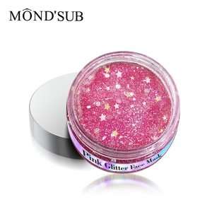 OEM limpieza profunda reafirmante brillo máscara Sparkle Peel off Glam cara máscara - Product Image 3