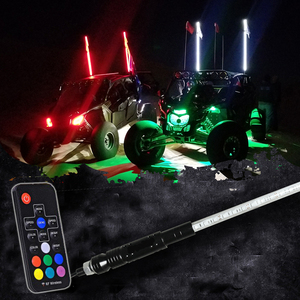 Rojo azul verde amarillo color blanco LED de seguridad látigo <span class=keywords><strong>para</strong></span> UTV ATV arena Dune Buggy <span class=keywords><strong>Quad</strong></span> motocicleta - Product Image 5