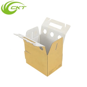 Biodegradable cartón corrugado de embalaje de papel de impresión de un solo <span class=keywords><strong>vino</strong></span> de la botella de <span class=keywords><strong>vino</strong></span> de caja de regalo - Product Image 1