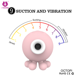 Più nuovo Potente 9 Vibrazione Succhiare Testa Capezzolo Clitoride Stimolatore Del Vibratore Clitoride Stimolazione del Clitoride Ventosa - Product Image 5