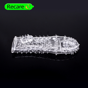 Préservatifs amusants Crystal pour l'extension du pénis masculin, préservatif pour l'agrandissement du pénis - Product Image 5