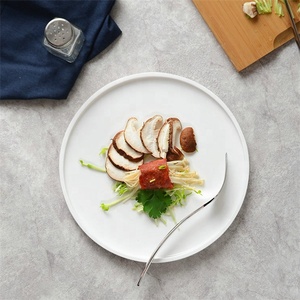 Usine prix rond <span class=keywords><strong>blanc</strong></span> assiettes en porcelaine fine pour <span class=keywords><strong>buffet</strong></span>, restauration - Product Image 3