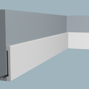 Gỗ Màu Trang Trí Nhựa Ốp Chân Tường Bảng Cơ Sở Ban Gỗ - Product Image 1